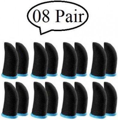 Jape Finger and Thumb Sleeves for Touch Screen Mobile Gaming 08 Pairs Finger Sleeve Finger Sleeve  (Pack of 16)