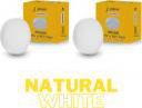 Jaquar 6W Gem Trim Less Round Surface Mount Down Light Natural White Ceiling Light Ceiling Lamp  (White)...