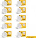 Jaquar Mini Striker 3W Warm Round Surface (Pack of 10) Ceiling Light Ceiling Lamp  (White)...