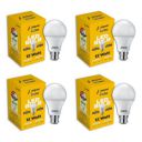 Jaquar Prima 12W B22 LED Bulb | 12 Watt Cool White B22 Base LED Bulb (Pack of 4)...