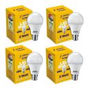 Jaquar Prima 3W B22 LED Bulb | 3 Watt Warm White B22 Base LED Bulb (Pack of 4)...