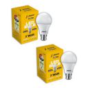 Jaquar Prima 7W B22 LED Bulb | 7 Watt Cool White B22 Base LED Bulb (Pack of 2)...