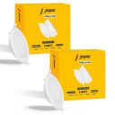 Jaquar Strella Slim 5W Round Recess Down Light - Cool White (Pack of 2)...
