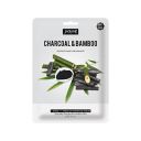 Jaquline USA Charcoal&Bamboo Sheet Mask| Zero paraben and sulphate| Biodegradable Ber masks| Light-weight| Hydrating and Skin firming...