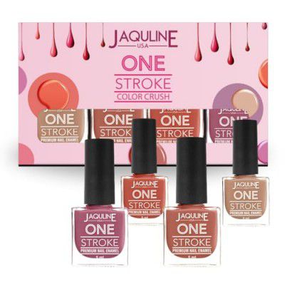 Jaquline USA Color Crush Matte Finish Nail Paint Set Of 4