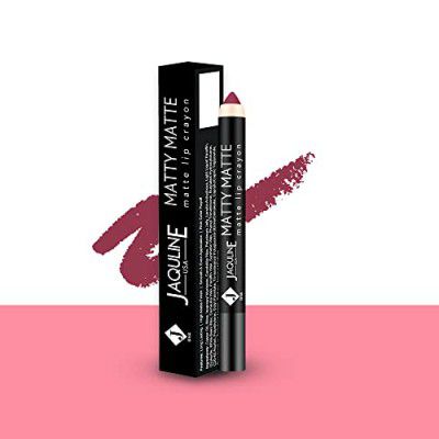Jaquline USA Matty Matte Lip Crayon| 2.8g Bold Babe 4| Long lasting | Highly pigmented | Intense color payoff | High matte finish | Smooth application