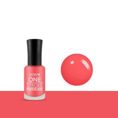 Jaquline USA One Stroke Nail Paint| Chip Resistant | Gel Finish | Seamless Application | Long-lasting | No Harmful Chemical |High Hopes |8ml |