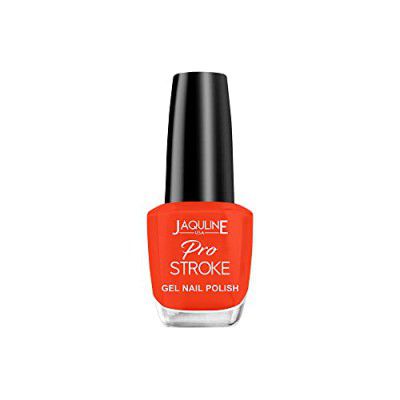 Jaquline USA Pro Stroke gel Nail Paint| Chip Resistant | Gel Finish | Seamless Application | Long-lasting | No Harmful Chemical |Oh Fudge 24 | 15ml