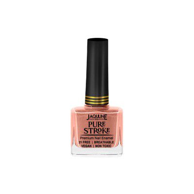 Jaquline USA Pure Stroke Nail Enamel 10ml: Entrancing| Chip Resistant | Luminous Finish | Breathable | Vegan Friendly | Flawless Application | Quick-Drying | Non-Toxic | Ethanol-Free