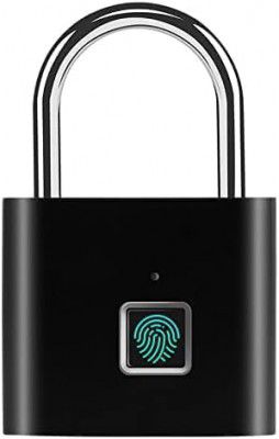 JASIFS Smart Lock Fingerprint Biometric Padlock | Keyless & Password-Free Access |Stores 10 Fingerprints