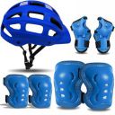 Jaspo SX 4 Protective Set (Suitable for Age Group Upto 14 Years Old) PVC, Blue...