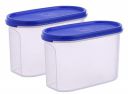 Java Kitchen Storage Container Set for Rice ; Dal ; Atta ; Flour ; Cereals ; Pulses ; Snacks, Stackable ; BPA-Free (2, 1.1 L)...