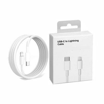 JAYTOP 60W Original Fast Charging Type-C Cable (3, Amps, Lightning), White