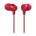 JBL C50HI, Wired in Ear Headphones with Mic, One Button Multi-Function Remote, Lightweight & Comfortable fit (Red)...