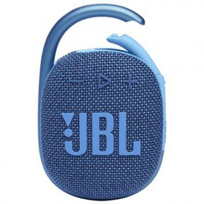 JBL Clip 4 Eco 5W Portable Bluetooth Speaker (IP67 Waterproof, 10 Hours Playtime, Blue)