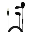 JBL Commercial CSLM30 Auxiliary Omnidirectional Lavalier Microphone with Earphone for Calls, Conferences and Monitoring...