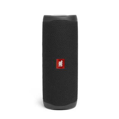 JBL Flip 5 Wireless Portable Bluetooth Speaker, Signature Sound (Without Mic, Black)