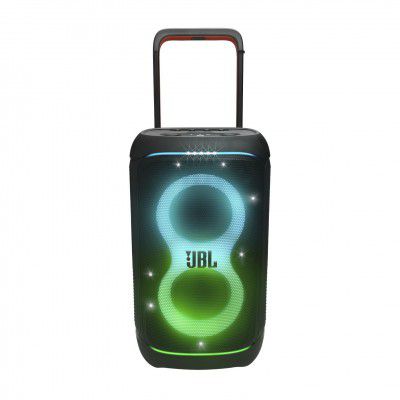 JBL Partybox 520 Bluetooth Party Speaker (AI Sound Boost, Light Show, 15H Playtime, Replaceable Battery, Multi-Speaker, PartyBox App, Black)