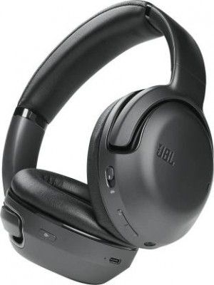 JBL Tour One with True Adaptive Noise Cancelling, 50 Hr Playtime,4 Mics for Clarity Bluetooth Headset  (Black, On the Ear)