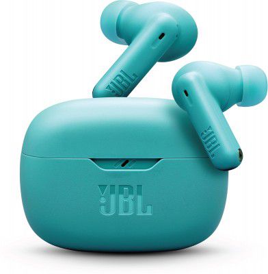 JBL Wave Beam 2 ANC Earbuds with BTv5.3,Multi Connect,Fast Charge,40H runtime,4 Mics Bluetooth Headset (Blue, In the Ear)