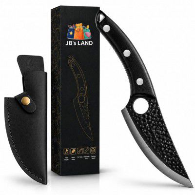 JB'S LAND Premium Hand Forged Chef Knife 8 Inch | Ultra Sharp Stainless Steel 