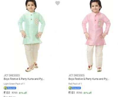 Jct Dresses Kids Ethnic Sets Starts At ₹216