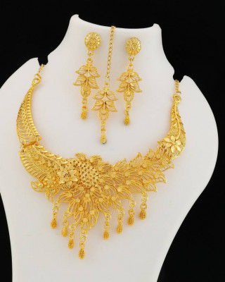 JD ART  Alloy Gold-plated Gold Jewel Set  (Pack of 1)