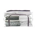 JD Fresh 1 Peice 52 Liter Wardrobe organizer for clothes, Storage box for Clothes, Clothes organizer for wardrobe, Cloth Storage Box, organisers storage box, Pack of 1 Piece-transparent...
