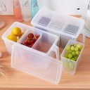 JD Storage Containers for Fridge Refrigerator Cabinet Desk (Lid Container & Bin (2))...