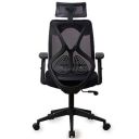 JD9 High Back Ergonomic Chair Cushion Seat with Advanced Syncro Tilt Mechanism (Nylon,Mesh,Oyster Black)...