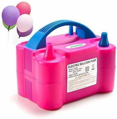 Jeevan jyoti agency Electric Balloon Air Blower Pump Portable Inflator Dual Nozzle Machine J9 Balloon Pump  (Multicolor)