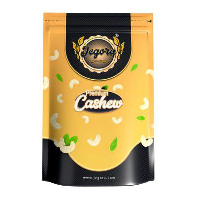 Jegora Premium 100% Natural Premium Whole Cashew Dry Fruit Vitamin Protein And Health And Delicious Value Pack Whole Crunchy Cashew Premium Kaju nuts Nutritious & Delicious Gluten Free & Plant based P