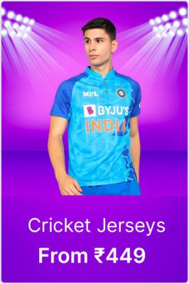 Official jerseys starts at just Rs. 449 on Flipkart's Big Billion Days Sale