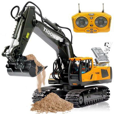 JETRA Remote Control Excavator RC Digger Toy for Boys