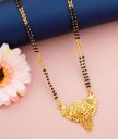 Jewel WORLD 24 inch One Gram Gold-plated Long Mangalsutra for women Brass, Copper Mangalsutra...
