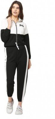 J&G FASHION  Solid Women Track Suit