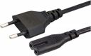 JGD PRODUCTS (1.5M) 2-pin Universal Replacement AC Power Cord Cable Wire for LED TV, Printer,Laptop PC Notebook Computer, Play Station,Tape Recorder, Camera...