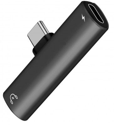 JGD PRODUCTS 2in1 USB C to 3.5mm Audio Adapter and Charger, Type C Headphone Adapter with Type C Charge Compatible only with OnePlus Devices || Not for Other Brand Devices