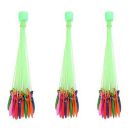 Jiada Automatic Fill and Tie Magic Water Balloons for Holi - Multicolour (Pack of 3 (111 Balloons)...