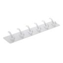 JIALTO 1 PCS Wall Hanger Hooks for Cloth Hanger (6 Hook Strip)...