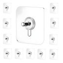 JIALTO 6 PCS Nail for Wall Hooks for Wall Without Drilling/Self Adhesive Hooks for Wall Heavy Duty Strong Nails for Wall Hanging Screw Sticker Wall Hook Clock/Kitchen Accessories Items...