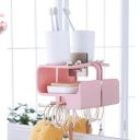 JIALTO Cosmetic Organizer Box Drawers Storage Plastic Stationary Box, Makeup Organizer | Makeup Box For Storage | Make Up, Cosmetic, Skincare Organizers For Women | Elegant Makeup Vanity - MULTI...