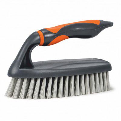JIALTO Heavy Duty Hand Scrub Brush for Bathroom & Kitchen Cleaning
