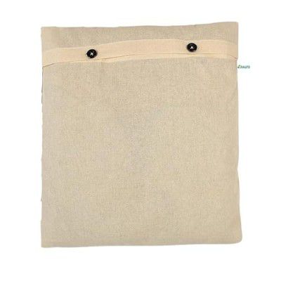 JIALTO Pack Of 1 Cotton Saree Cover With Button, Cotton Cover For Cloth Organizer, Stylish Saree Covers Bags for Storage and Wardrobe Organization Size 14 x 16 Inch
