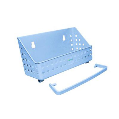 JIALTO Self Adhesive Bathroom Shelf, Bathroom Shelf for Wall, Bathroom Organiser Stand with Towel Hanger Holder, Without Drilling Bathroom Accessories
