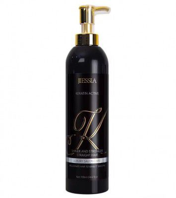 JIESSIA private label custom logo OEM factory wholesale hair repair keratin hair treatment shampoo for damaged hair 700ml..