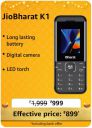 JioBharat K1 @ ₹899/- During Big Billion Days Sale...