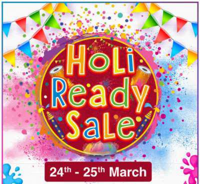 Jiomart Holi Ready Sale: 24-25 March