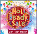 Jiomart Holi Ready Sale: 24-25 March...