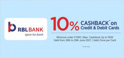 Jiomart RBL Bank Offer: Extra 10% Cashback up to Rs.500